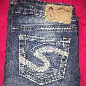 Silver jeans!